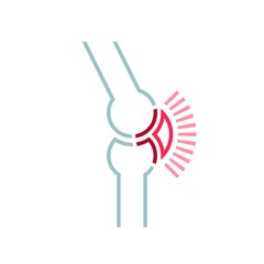 Inflammation, pain, angriness sign. Editable vector illustration