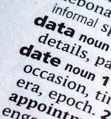 Obraz premium a word and its definition