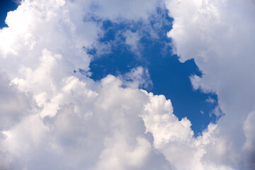 Clouds in the blue sky