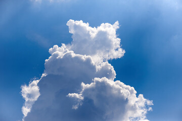 Clouds in the blue sky