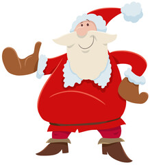 Santa Claus cartoon character on Christmas time