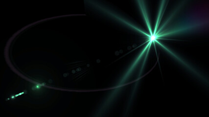 black background with bright  rays. cosmic rays background 8k. bright Star. 3d rendering