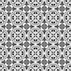 Seamless tiles background. Mosaic pattern for ceramic in dutch, portuguese, spanish, italian style.