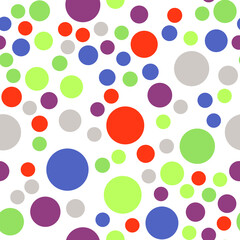 Abstract seamless pattern with circles. Geometry pattern for fabric and textile
