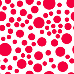 Abstract seamless pattern with circles. Geometry pattern for fabric and textile
