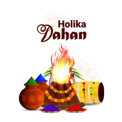 Happy holi celebration greeting card