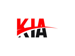 KIA Letter Initial Logo Design Vector Illustration