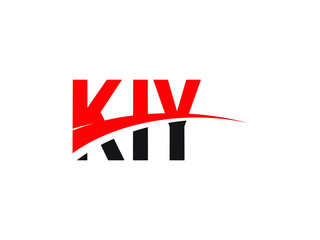 KIY Letter Initial Logo Design Vector Illustration