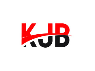 KJB Letter Initial Logo Design Vector Illustration
