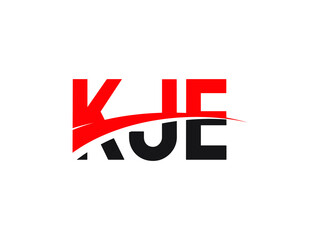 KJE Letter Initial Logo Design Vector Illustration