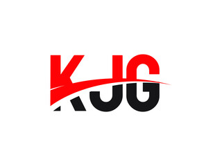 KJG Letter Initial Logo Design Vector Illustration