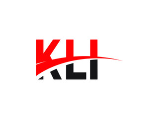 KLI Letter Initial Logo Design Vector Illustration