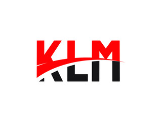 KLM Letter Initial Logo Design Vector Illustration
