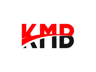 KMB Letter Initial Logo Design Vector Illustration