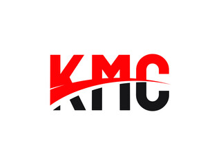 KMC Letter Initial Logo Design Vector Illustration
