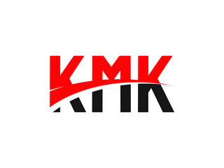 KMK Letter Initial Logo Design Vector Illustration