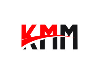 KMM Letter Initial Logo Design Vector Illustration