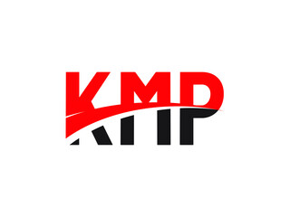 KMP Letter Initial Logo Design Vector Illustration