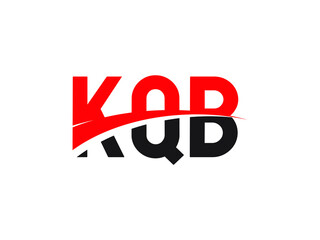 KQB Letter Initial Logo Design Vector Illustration