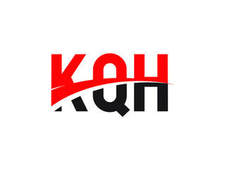 KQH Letter Initial Logo Design Vector Illustration