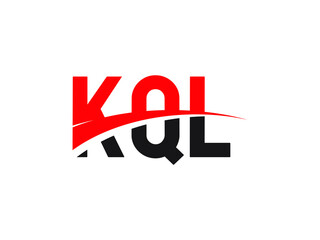 KQL Letter Initial Logo Design Vector Illustration