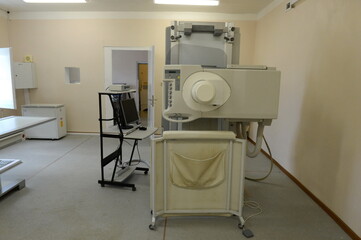 X-ray room in a prison hospital in the Tver region