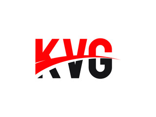 KVG Letter Initial Logo Design Vector Illustration