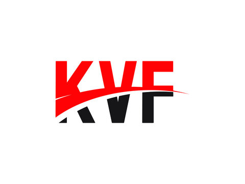 KVF Letter Initial Logo Design Vector Illustration