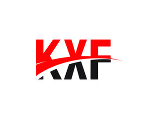 KXF Letter Initial Logo Design Vector Illustration