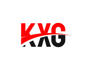 KXG Letter Initial Logo Design Vector Illustration
