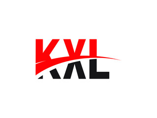 KXL Letter Initial Logo Design Vector Illustration