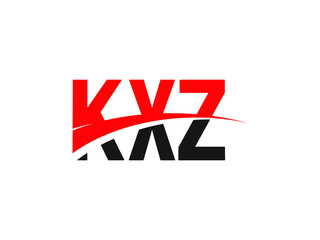 KXZ Letter Initial Logo Design Vector Illustration