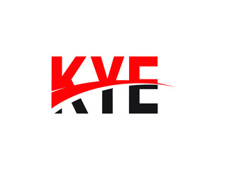 KYE Letter Initial Logo Design Vector Illustration