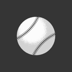 Baseball grunge textured design vector illustration