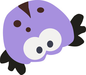 cute beetle,insect drawing for kids, vector clipart,isolate on white background