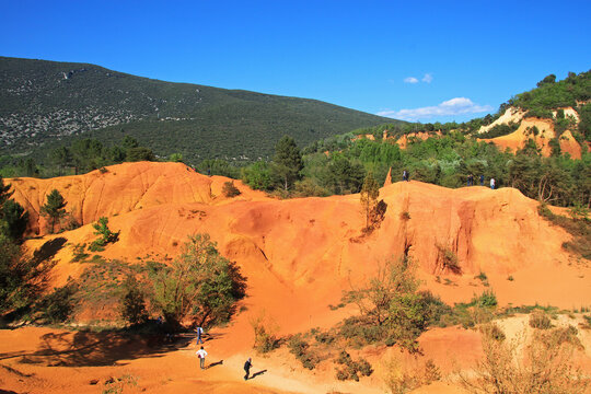 Colorado proven&ccedil;al, Rustrel, Luberon