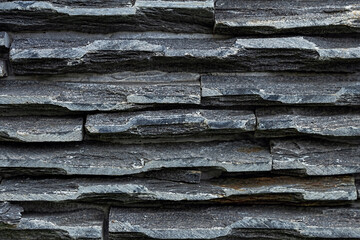 Dark stone tile texture - 465259751