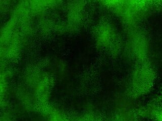 Green neon light smoke Halloween background texture