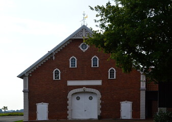 Historisches Bauwerk im Dorf Eickeloh, Niedersachsen