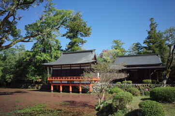 日本の古い神聖な建物の神社