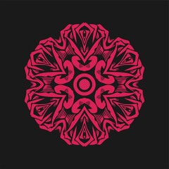 Modern mandala art vector design with a beautiful mix of colors, suitable for all advertising design needs, both for business card designs, banners, brochures and others. EPS format files