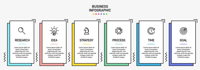 Infographic design with icons and 5 options or steps. Thin line vector. Infographics business concept. Can be used for info graphics, flow charts, presentations, web sites, banners, printed materials.