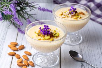 Traditional delicious Turkish Desserts; Keskul