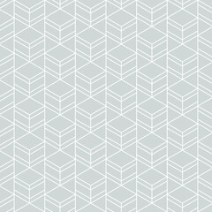 Cube seamless background. Vector illustration.