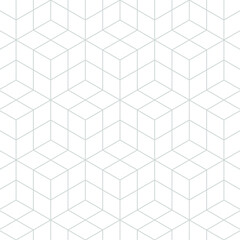 Cube seamless background. Vector illustration.