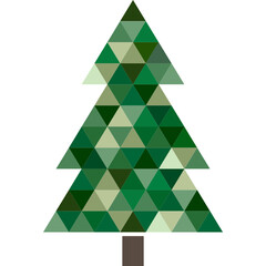 Fototapeta premium Christmas tree icon