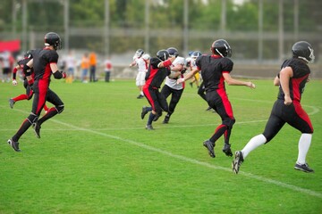 People Playing American Football