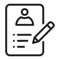 curriculum vitae icon