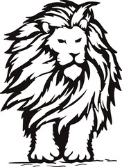 Lion vector illustration.