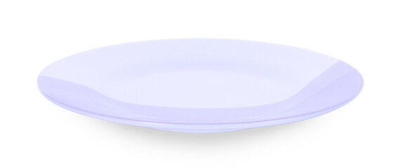 empty plate isolated on white background